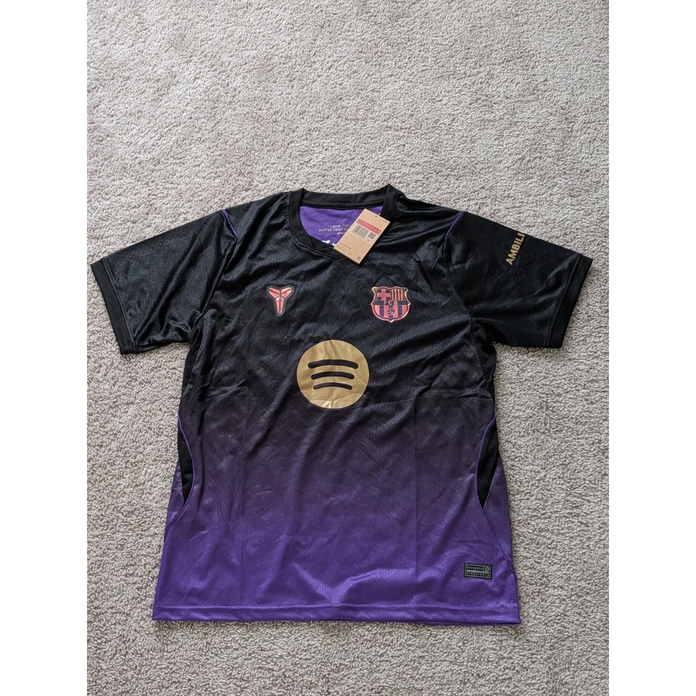 Nike X Kobe Lamine Yamal FC Barcelona Jersey Mens Large NWT Dri Fit La Liga